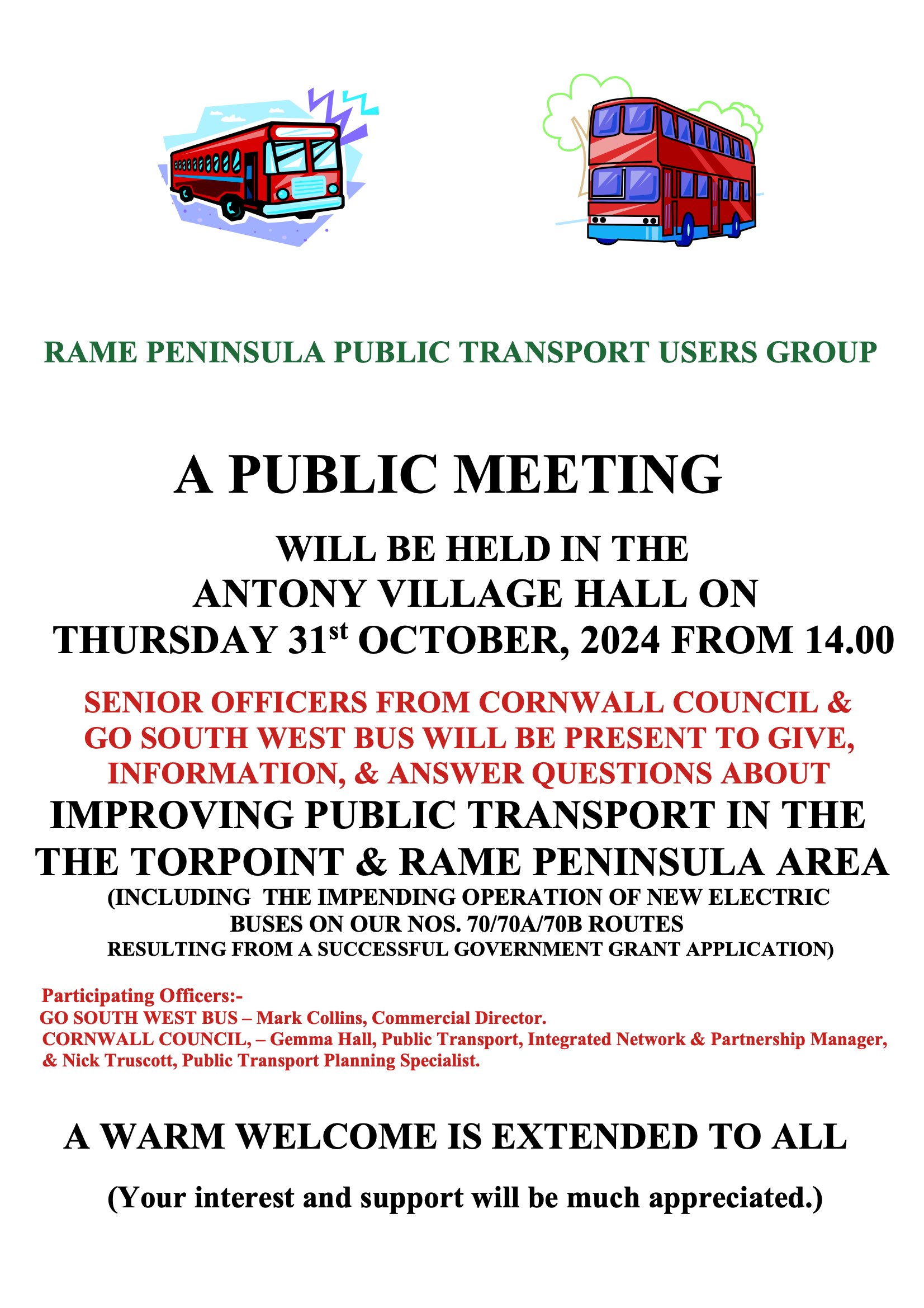 Rame Peninsula meeting 31 October 2024