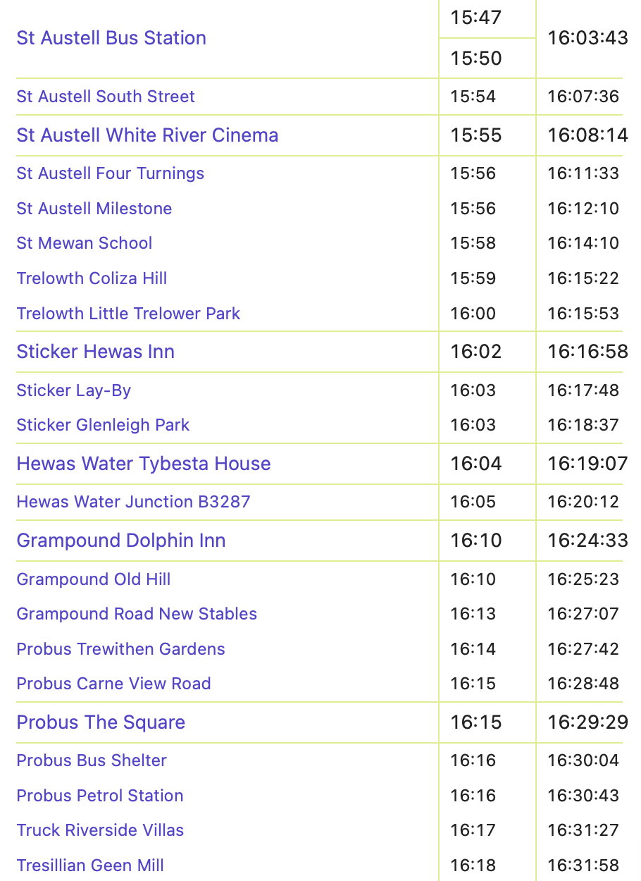 Time tracking-27-service-bustimes.org-21-Sept-2023